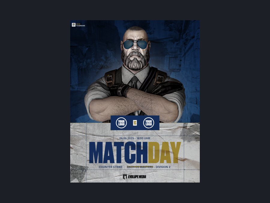 Matchday-Poster – Counter-Strike